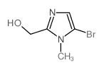 (5-BROMO-1-METHYL-1H-IMIDAZOL-2-YL)METHANOL结构式