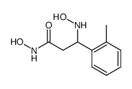 3-hydroxyamino-3-o-tolyl-propionohydroxamic acid结构式