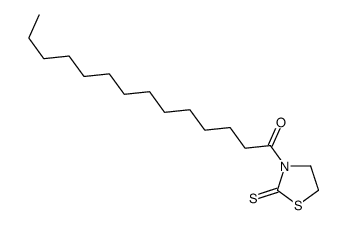 1-(2-sulfanylidene-1,3-thiazolidin-3-yl)tetradecan-1-one结构式
