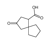 3-oxo-spiro[4.4]nonane-1-carboxylic acid结构式