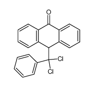 10-(α,α-dichloro-benzyl)-anthrone结构式