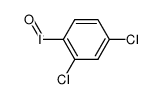 2,4-dichloro-1-iodosyl-benzene结构式