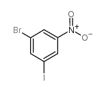 1-溴-3-碘-5-硝基苯结构式