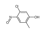 5-chloro-2-methyl-4-nitroso-phenol结构式