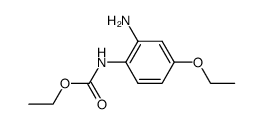(4-ethoxy-2-amino-phenyl)-carbamic acid ethyl ester结构式