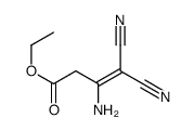 ETHYL 3-AMINO-4,4-DICYANO-3-BUTENOATE结构式