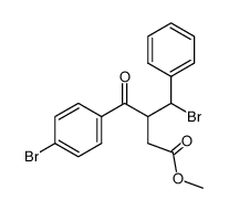 4-bromo-3-(4-bromo-benzoyl)-4-phenyl-butyric acid methyl ester结构式
