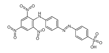 4-[4-(2,4,6-trinitro-anilino)-phenylazo]-benzenesulfonic acid结构式