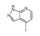 4-碘-1H-吡唑并3,4-b吡啶结构式