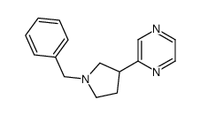 2-(1-benzylpyrrolidin-3-yl)pyrazine结构式