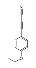3-(4-ethoxyphenyl)prop-2-ynenitrile结构式