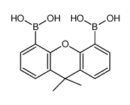硼酸B,B'-(9,9-二甲基-9H-氧杂蒽-4,5-二基)双-结构式
