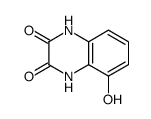1,4-二氢-5-羟基-2,3-喹噁啉二酮结构式