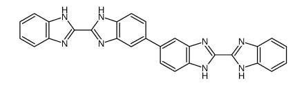 1H,1'H,1''H,1'''H-2,2':5',5'':2'',2'''-quaterbenzo[d]imidazole结构式