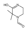 1-Piperazinecarboxaldehyde,2,2-dimethyl-3-oxo-(9CI)结构式