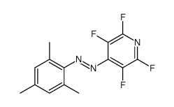 TETRAFLUORO-4-(2,4,6-TRIMETHYLPHENYLAZO)-PYRIDINE)结构式