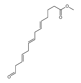 methyl 14-oxotetradeca-5,8,11-trienoate结构式