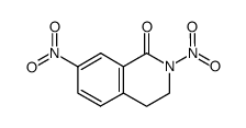 2,7-Dinitro-3,4-dihydroisocarbostyryl结构式