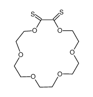 1,4,7,10,13,16-Hexaoxacyclooctadecane-2,3-dithione结构式