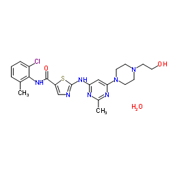 达沙替尼(一水合物)结构式