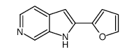 2-呋喃-2-基-1H-吡咯并[2,3-c]吡啶结构式