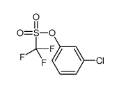 3-Chlorophenyl trifluoromethanesulphonate结构式