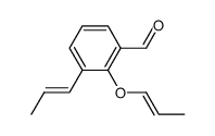 3-(prop-1-enyl)-2-(prop-1-enyloxy)benzaldehyde结构式