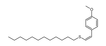 4-[(Z)-2-dodecylthioethenyl]anisole结构式