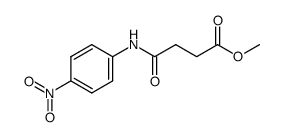 N-(4-nitrophenyl)succinamide methyl ester结构式