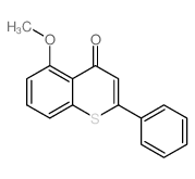5-methoxy-2-phenyl-thiochromen-4-one结构式