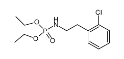 Diethyl N-(2-o-chlorophenylethyl)phosphoramidate结构式