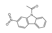 9-acetyl-2-nitro-9H-carbazole结构式