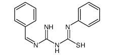 1-[amino-(benzylideneamino)methylidene]-3-phenylthiourea结构式
