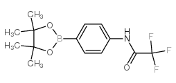 2,2,2-TRIFLUORO-N-[4-(4,4,5,5-TETRAMETHYL-[1,3,2]DIOXABOROLAN-2-YL)-PHENYL]-ACETAMIDE结构式