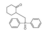 2-(diphenylphosphorylmethyl)cyclohexan-1-one结构式