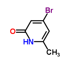 4-溴-6-甲基-2(1h)-吡啶酮结构式