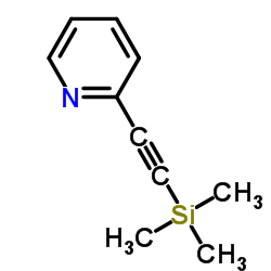 2-三甲基硅乙炔基吡啶结构式