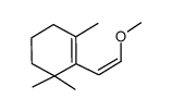 (Z)-1-(&beta;-methoxyvinyl)-2,6,6-trimethylcyclohexene结构式