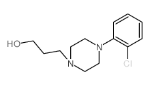 3-[4-(2-chlorophenyl)piperazin-1-yl]propan-1-ol结构式