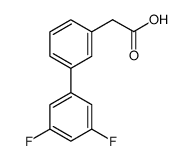 3-联苯-3,5-二氟-乙酸结构式