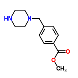 伊马替尼中间体4-哌啶甲基苯甲酸甲酯结构式