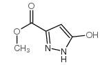 5-羟基-吡唑-3-羧酸甲酯结构式