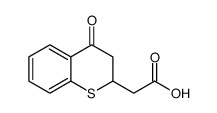 1-Thio-4-chromanone-2-acetic acid结构式