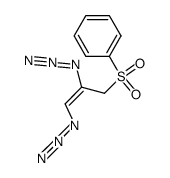 E-(2,3-diazidoprop-2-enylsulfonyl)-benzene结构式