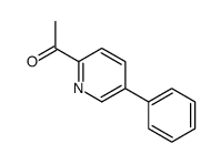 1-(5-phenyl-2-pyridyl)ethanone结构式