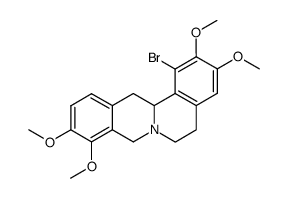(+/-)-1-bromotetrahydropalmatine结构式