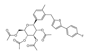 坎格列净四乙酸酯结构式