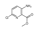 3-氨基-6-氯吡啶甲酸甲酯结构式