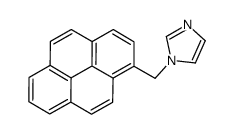 1-(pyren-1-ylmethyl)imidazole结构式