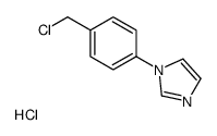 1-(4-(Chloromethyl)phenyl)-1H-imidazole hydrochloride结构式